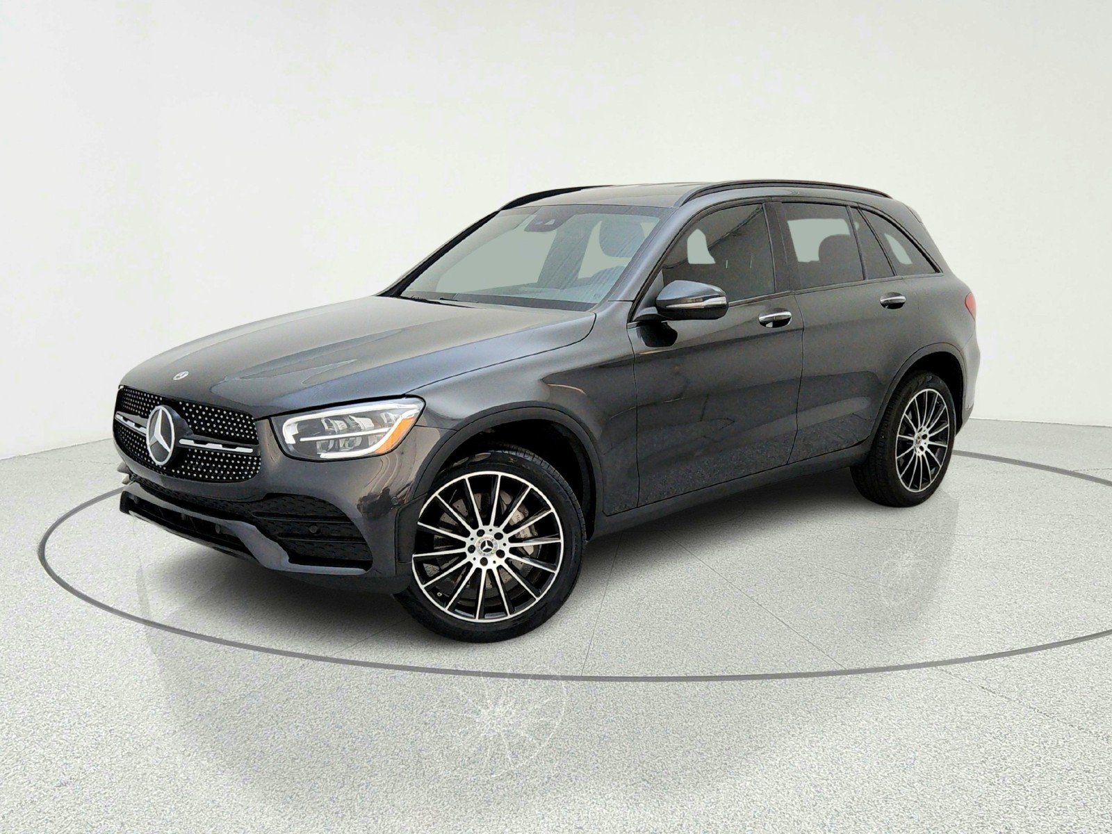 Certified Used 2022 Graphite Grey Metallic Mercedes-Benz GLC 300 image 1
