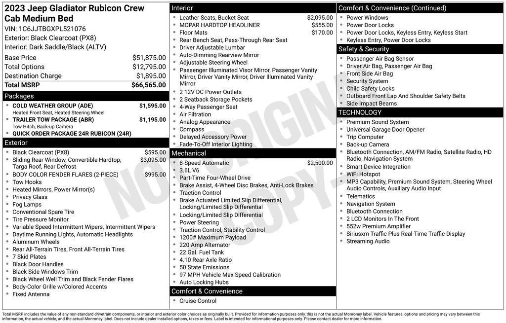 Certified Used 2023 Black Jeep Rubicon image 45
