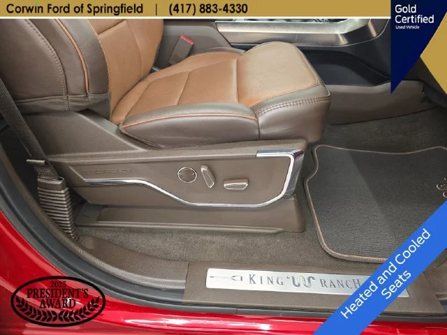 Used 2023 Rapid Red Metallic Tinted Clearcoat Ford King Ranch image 11