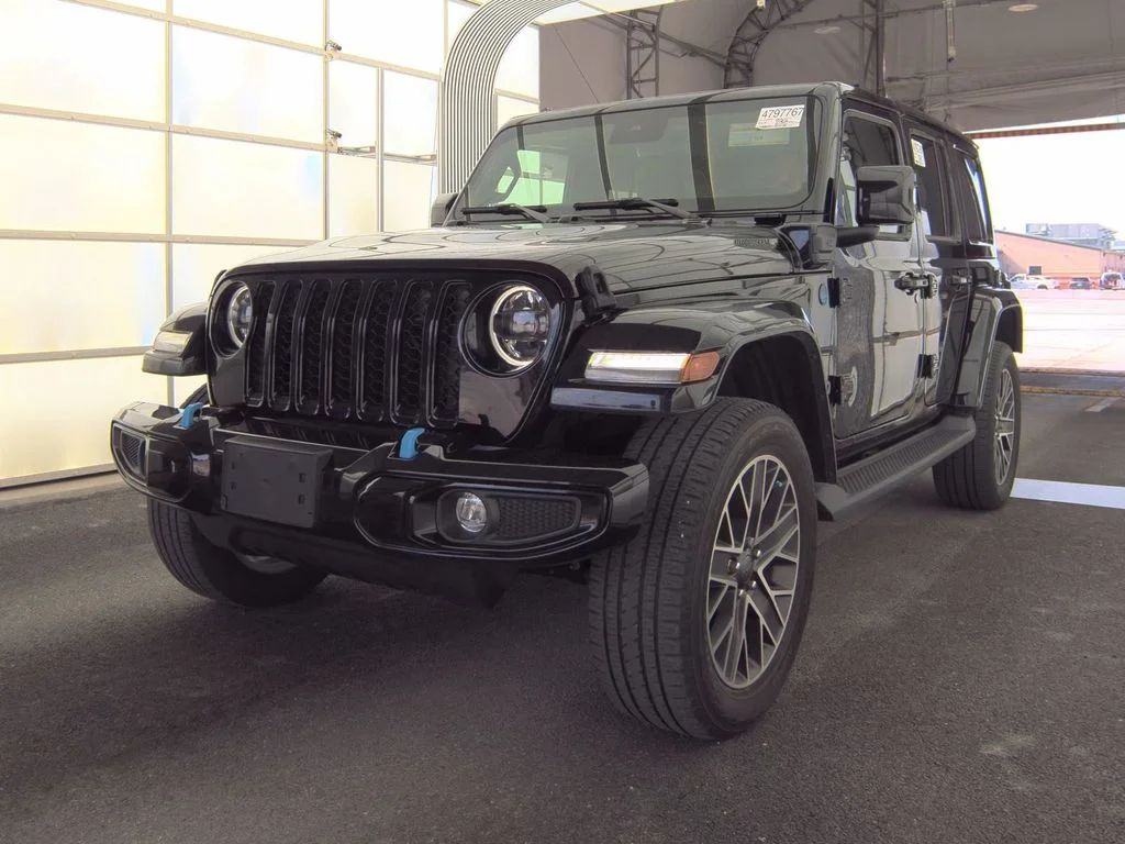 Used 2023 Black Jeep Sahara 4xe image 1