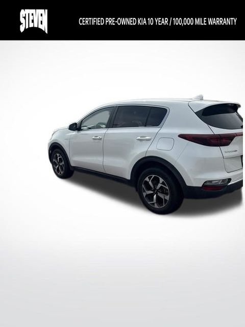 Certified Used 2021 White Kia LX image 3