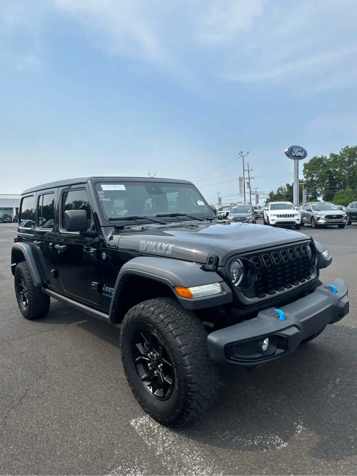 Used 2024 Black Clearcoat Jeep Willys image 7