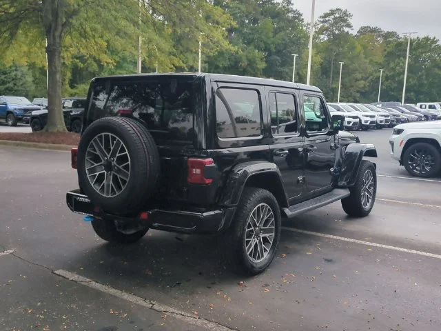 Used 2022 Black Jeep Unlimited Sahara 4xe image 5