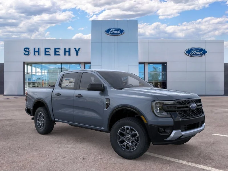 New 2025 Azure Gray Metallic Tri-coat Ford XLT image 1