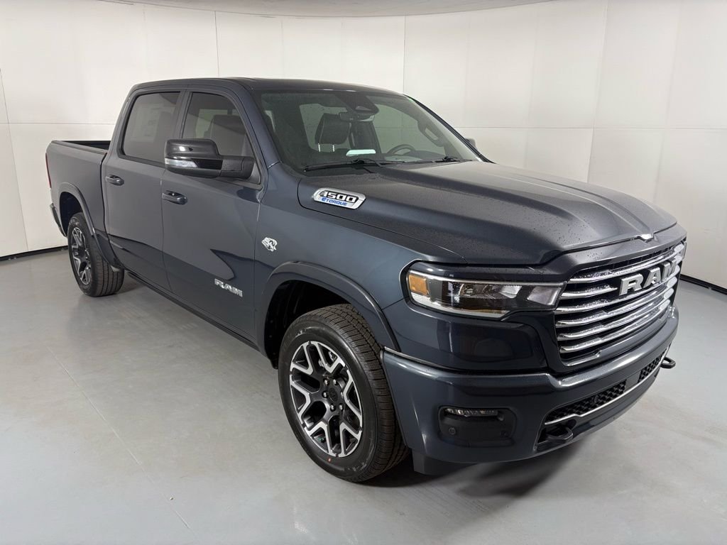 New 2026 Forged Blue Metallic Exterior Paint RAM Laramie image 2
