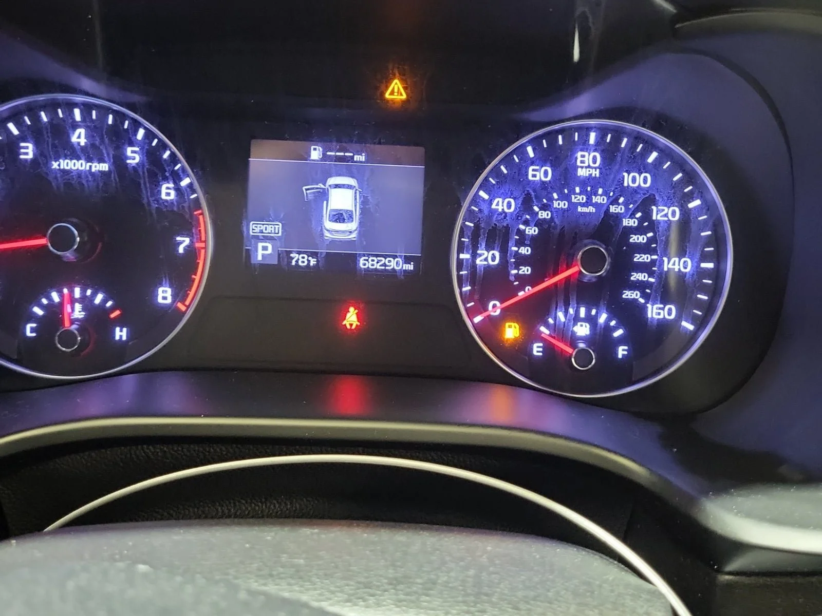Used 2021 Deep Sea Blue Kia LXS image 8