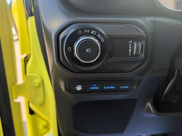 Used 2023 Yellow Jeep Sahara 4xe image 16