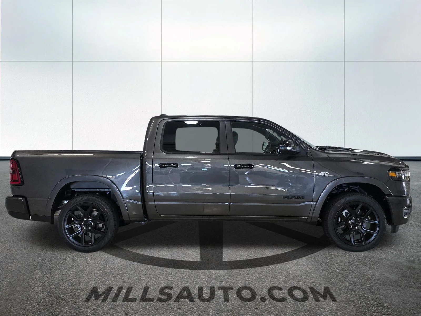 New 2026 Granite Crystal Metallic Clear-Coat Exterior Paint RAM Laramie image 9