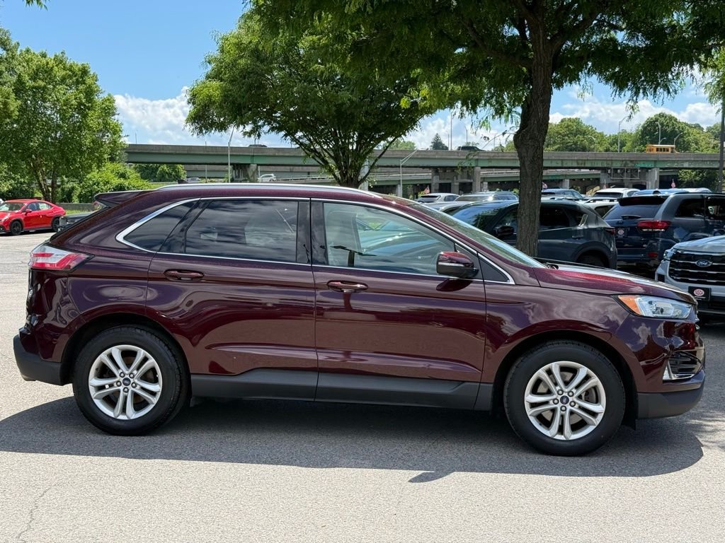 Used 2019 Burgundy Velvet Metallic Tinted Clearcoat Ford SEL image 5