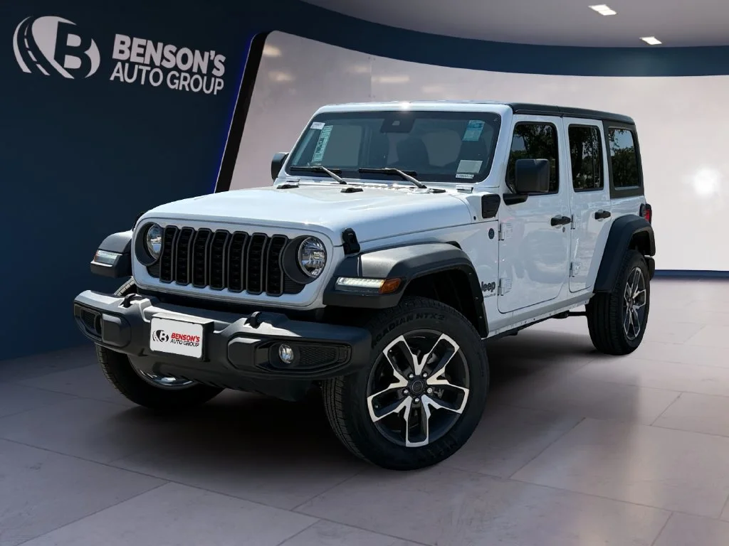 New 2025 White Jeep Sport S 4xe image 1