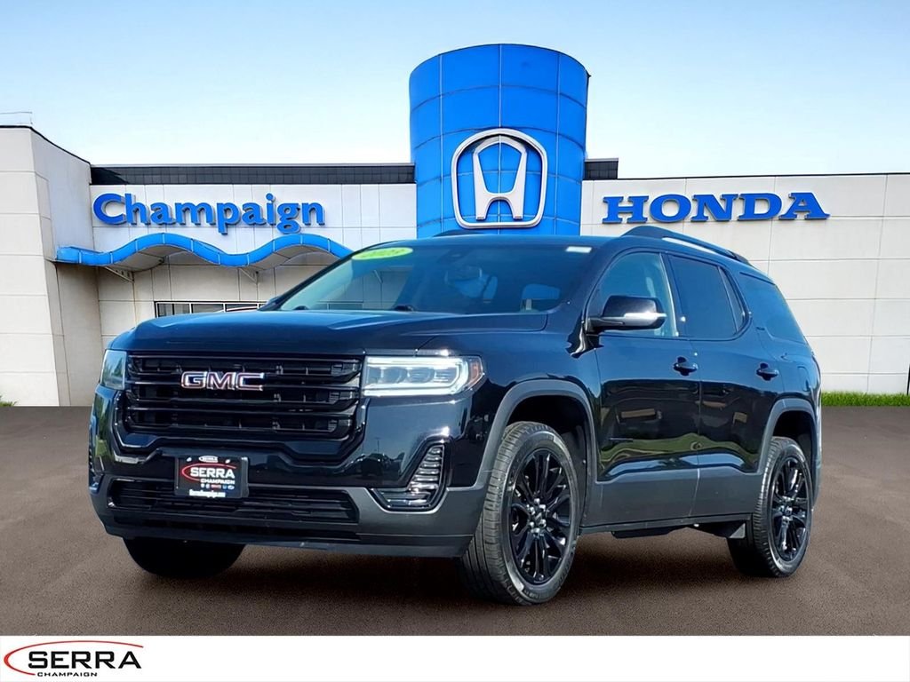 Used 2023 Ebony Twilight Metallic GMC SLE image 1