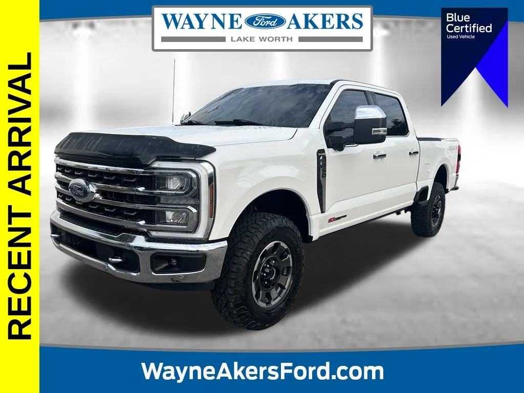 Used 2024 White Metallic Ford King Ranch image 1