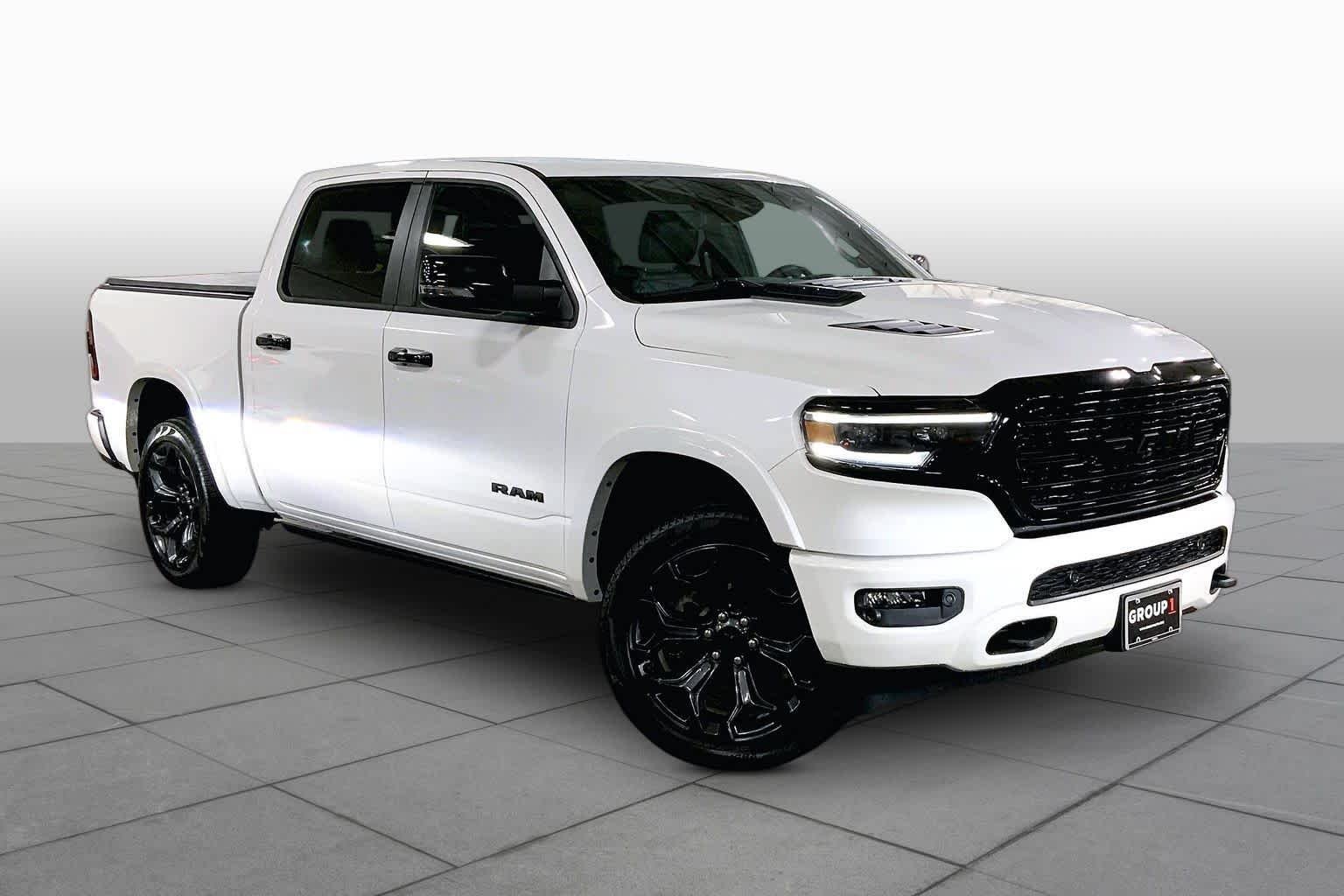 Used 2023 Ivory White Tri-Coat Pearlcoat Ram Limited image 6