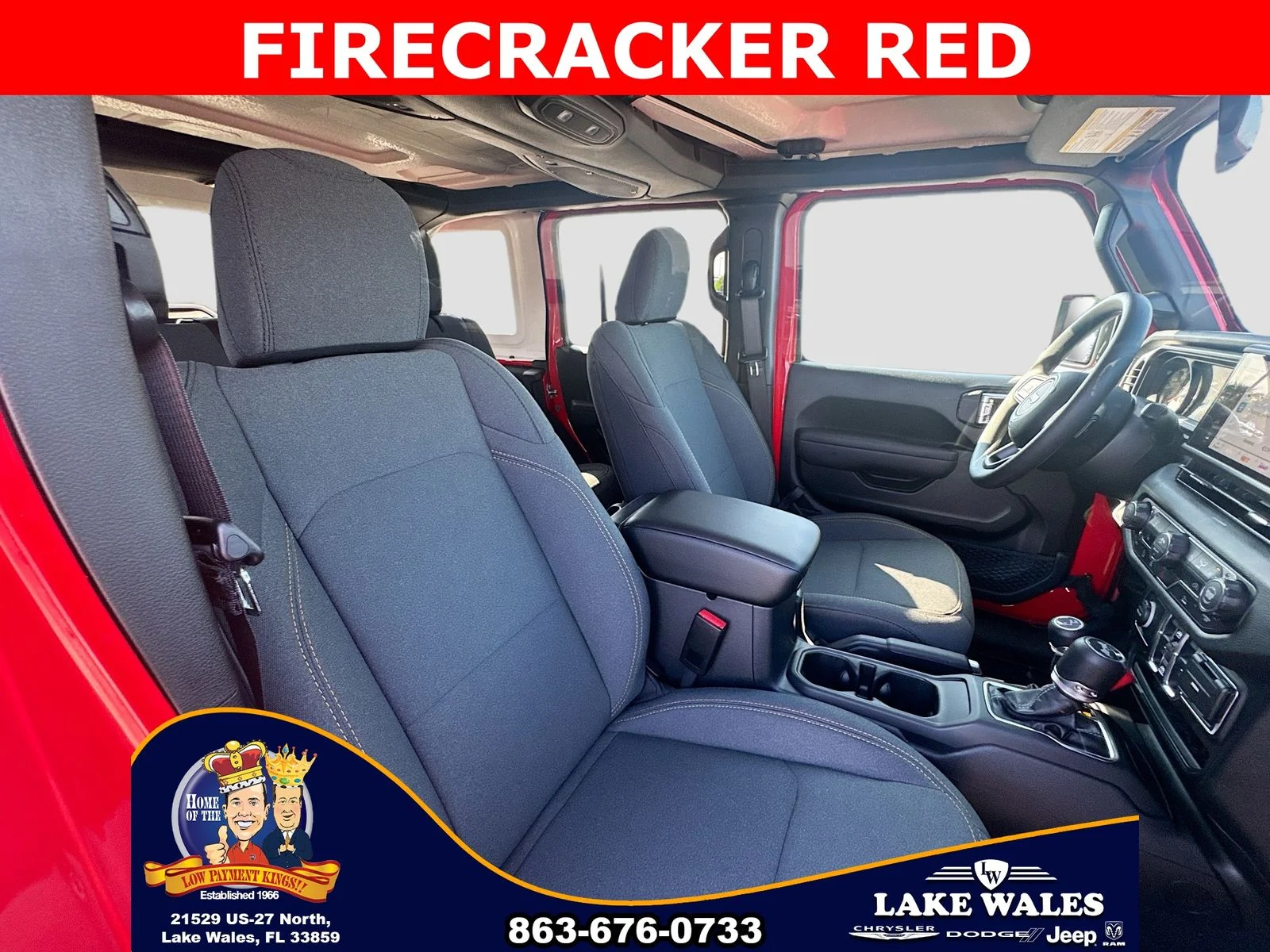 New 2026 Firecracker Red Clear-Coat Exterior Paint Jeep Sport image 25