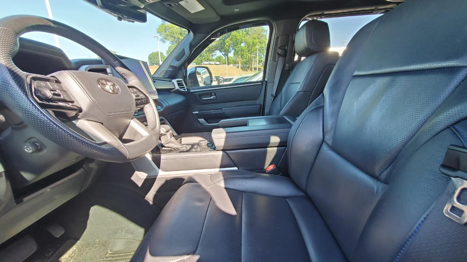 Used 2024 Celestial Silver Metallic Toyota Platinum Hybrid image 3