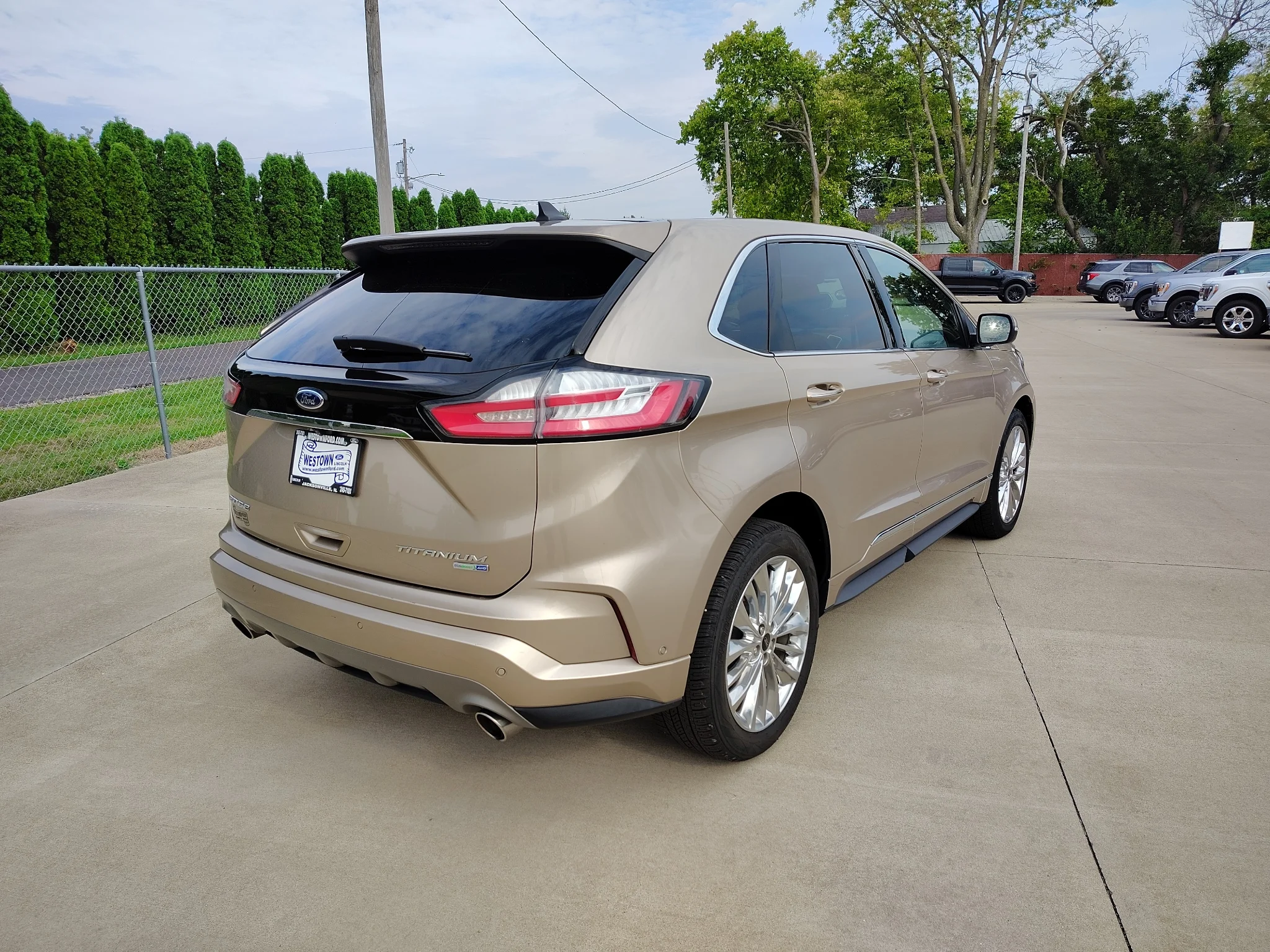 Used 2020 Desert Gold Metallic Ford Titanium image 4