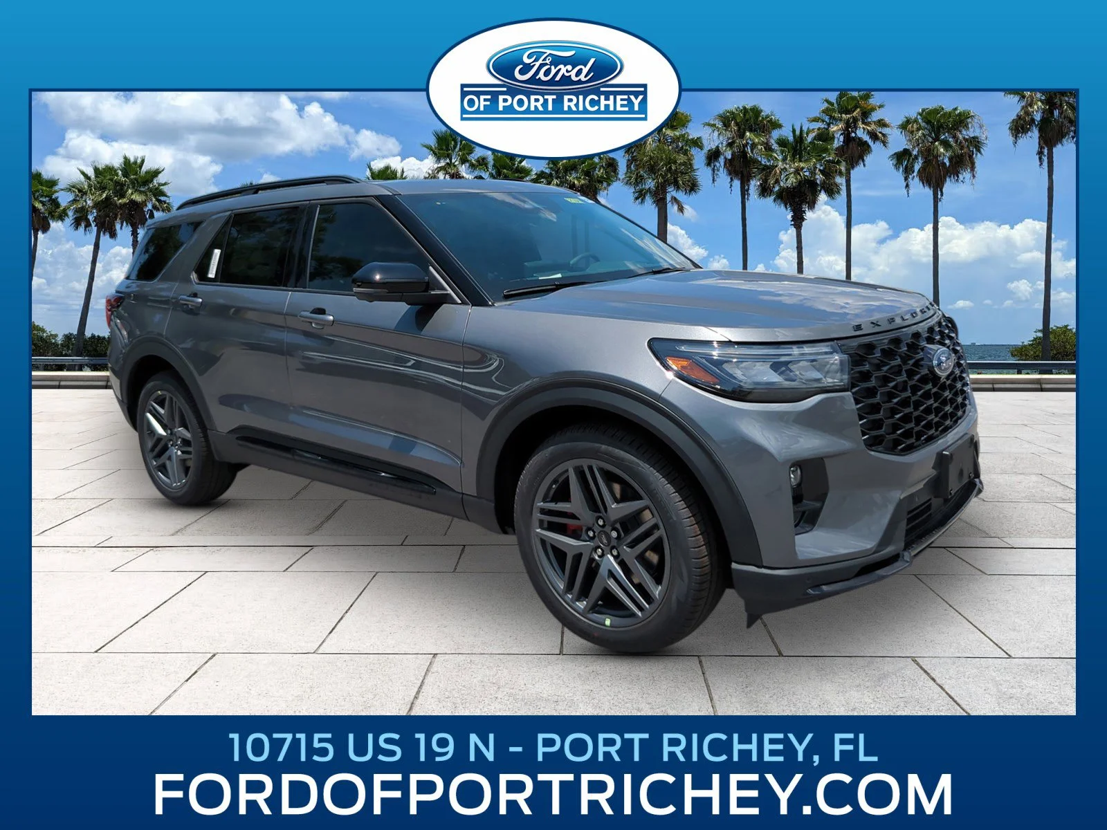 New 2026 Carbonized Gray Metallic Ford ST image 1