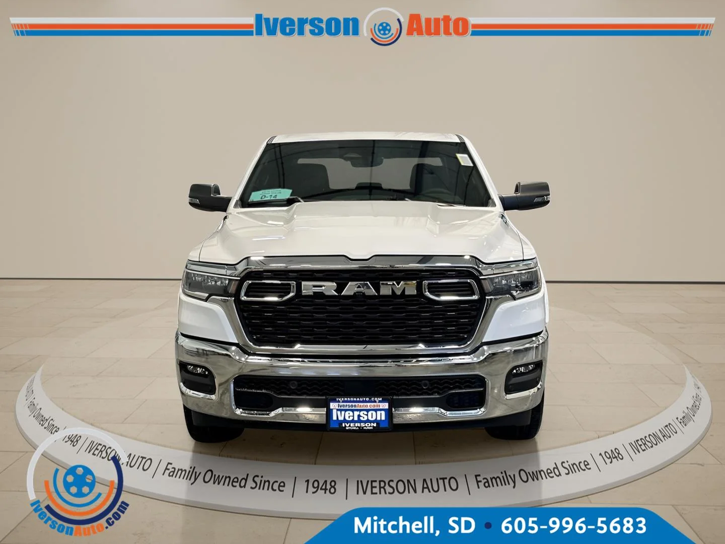 New 2026 Bright White Clear-Coat Exterior Paint RAM Big Horn image 2