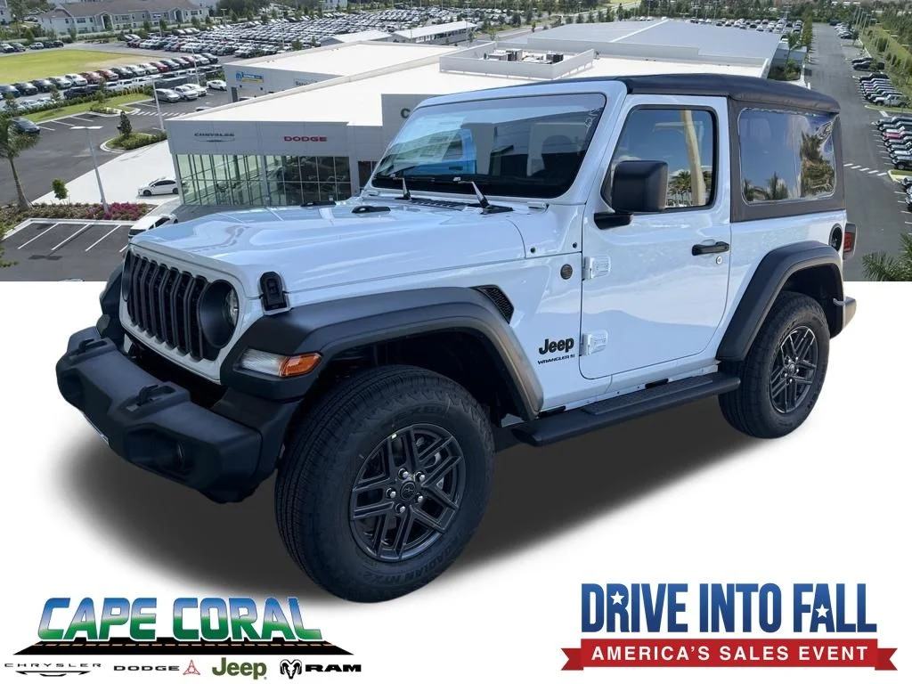 New 2026 Bright White Clear-Coat Exterior Paint Jeep Sport image 1