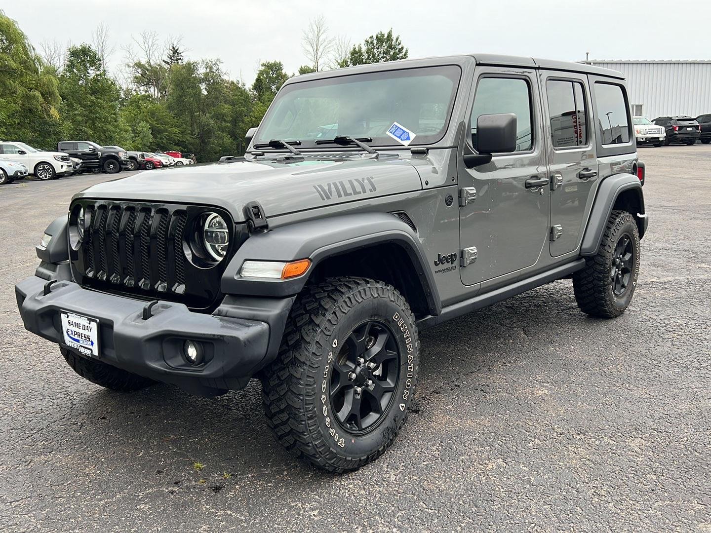 Used 2020 Sting-Gray Clearcoat Jeep Willys image 19