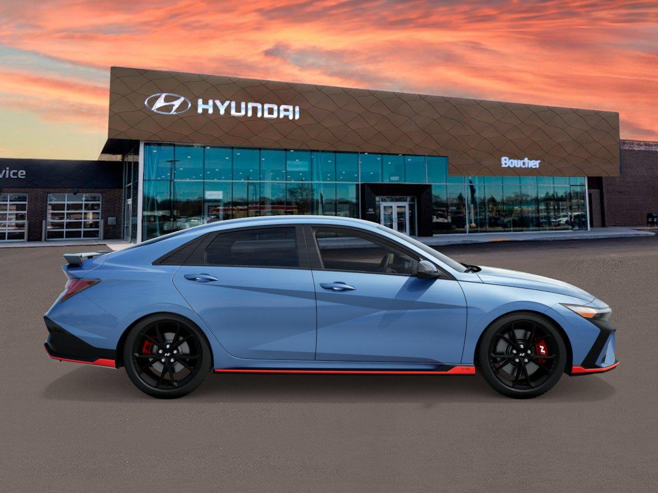 New 2026 Performance Blue Hyundai Sedan image 7
