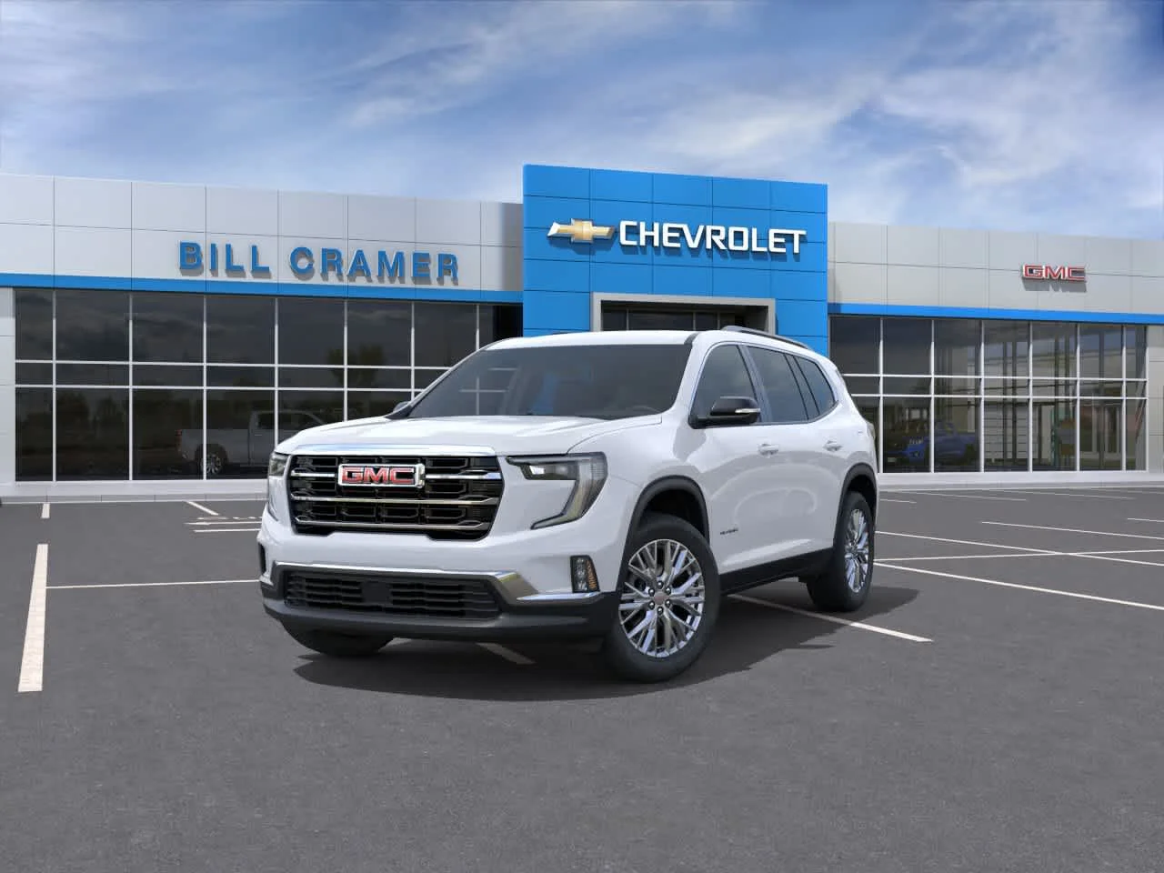 New 2027 Glacier White Tricoat GMC Elevation image 8