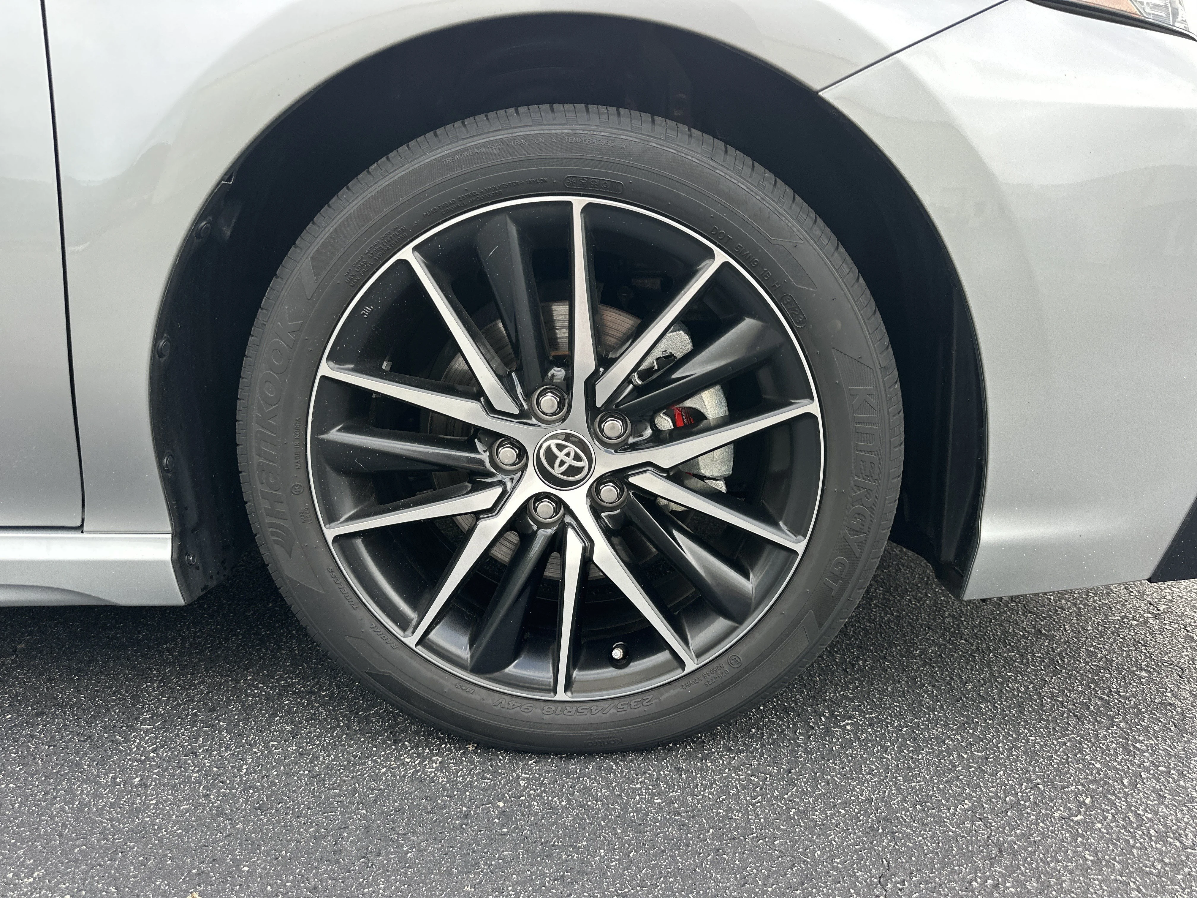 Used 2024 Celestial Silver Metallic Toyota SE image 12