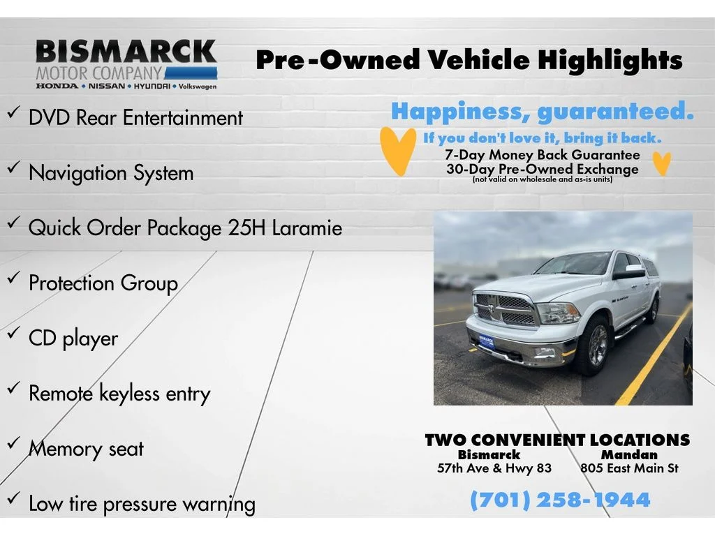 Used 2012 White Ram Laramie image 8