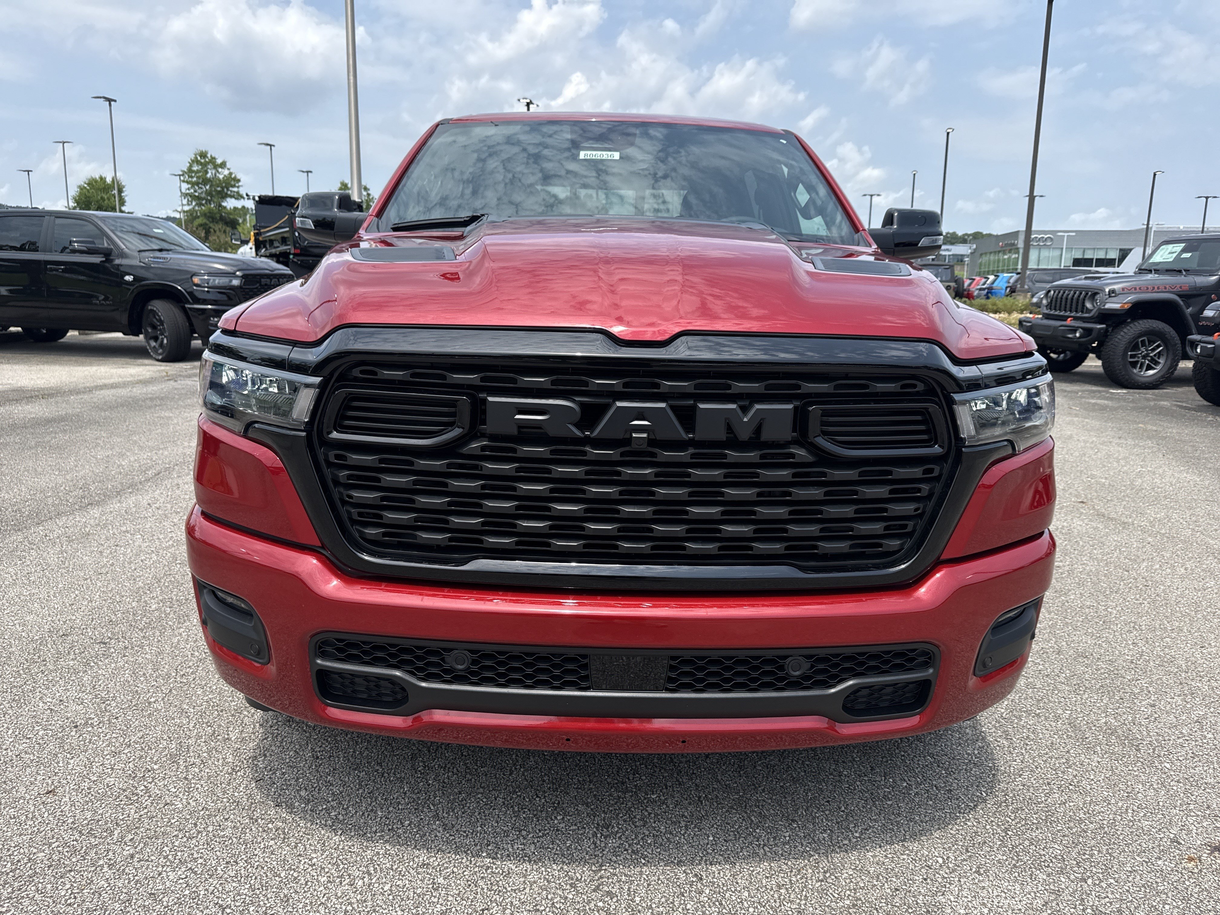 New 2026 Molten Red Pearl-Coat Exterior Paint RAM Big Horn/Lone Star image 2