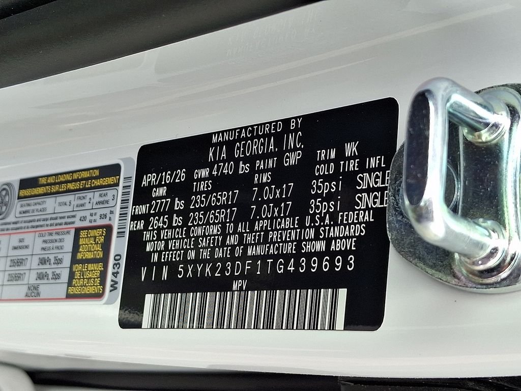 New 2026 Glacial White Pearl Kia LX image 10