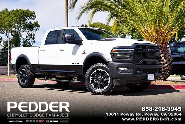 New 2026 Bright White Clear-Coat Exterior Paint RAM Rebel image 1