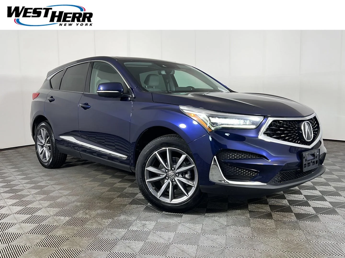 Used 2019 Fathom Blue Pearl Acura SH-AWD w/Tech image 1