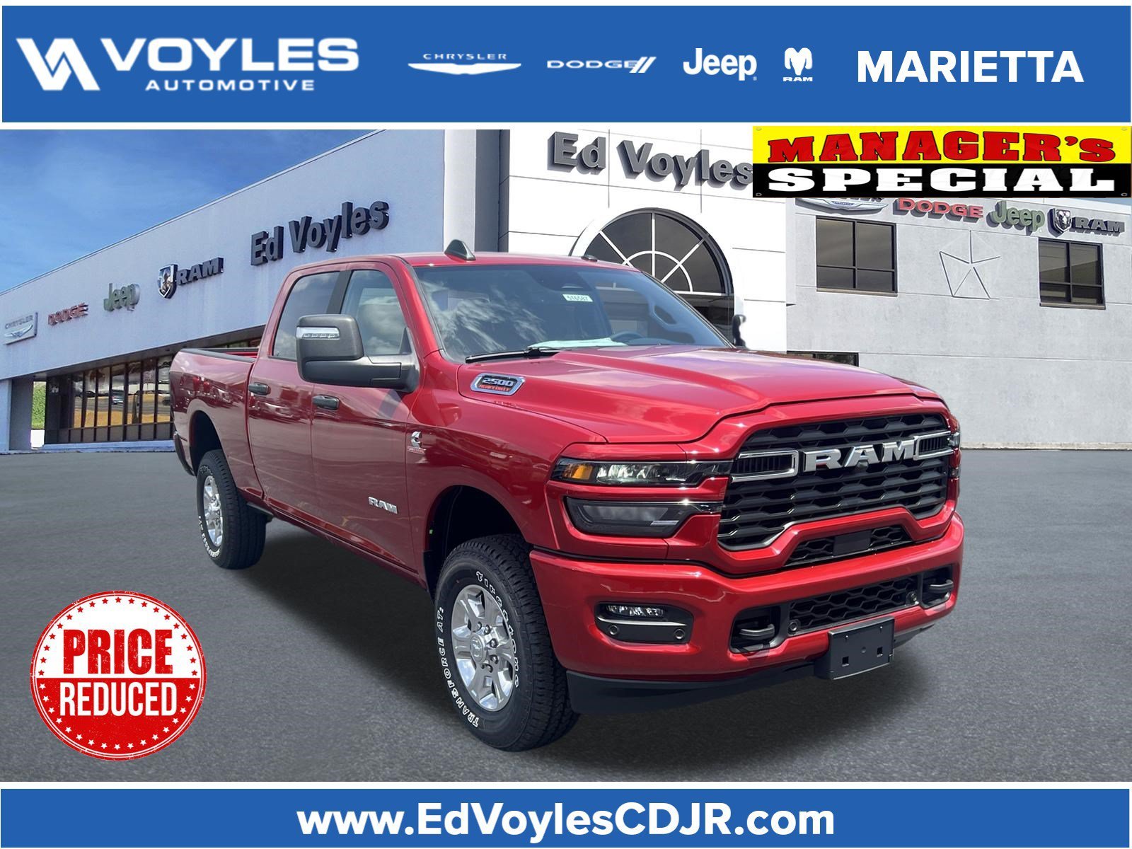 New 2026 Molten Red Pearlcoat Ram Big Horn image 1