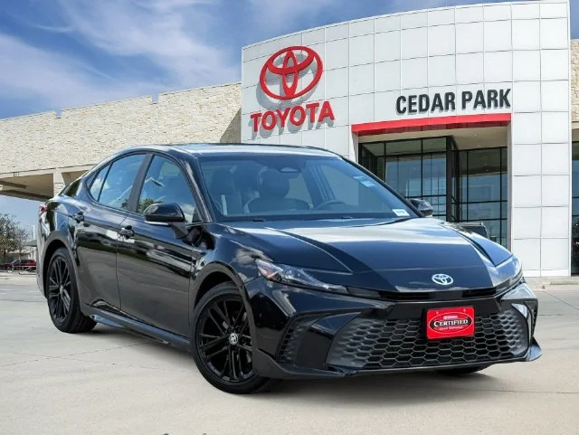 Certified Used 2026 MIDNIGHT BLACK METAL Toyota SE image 1