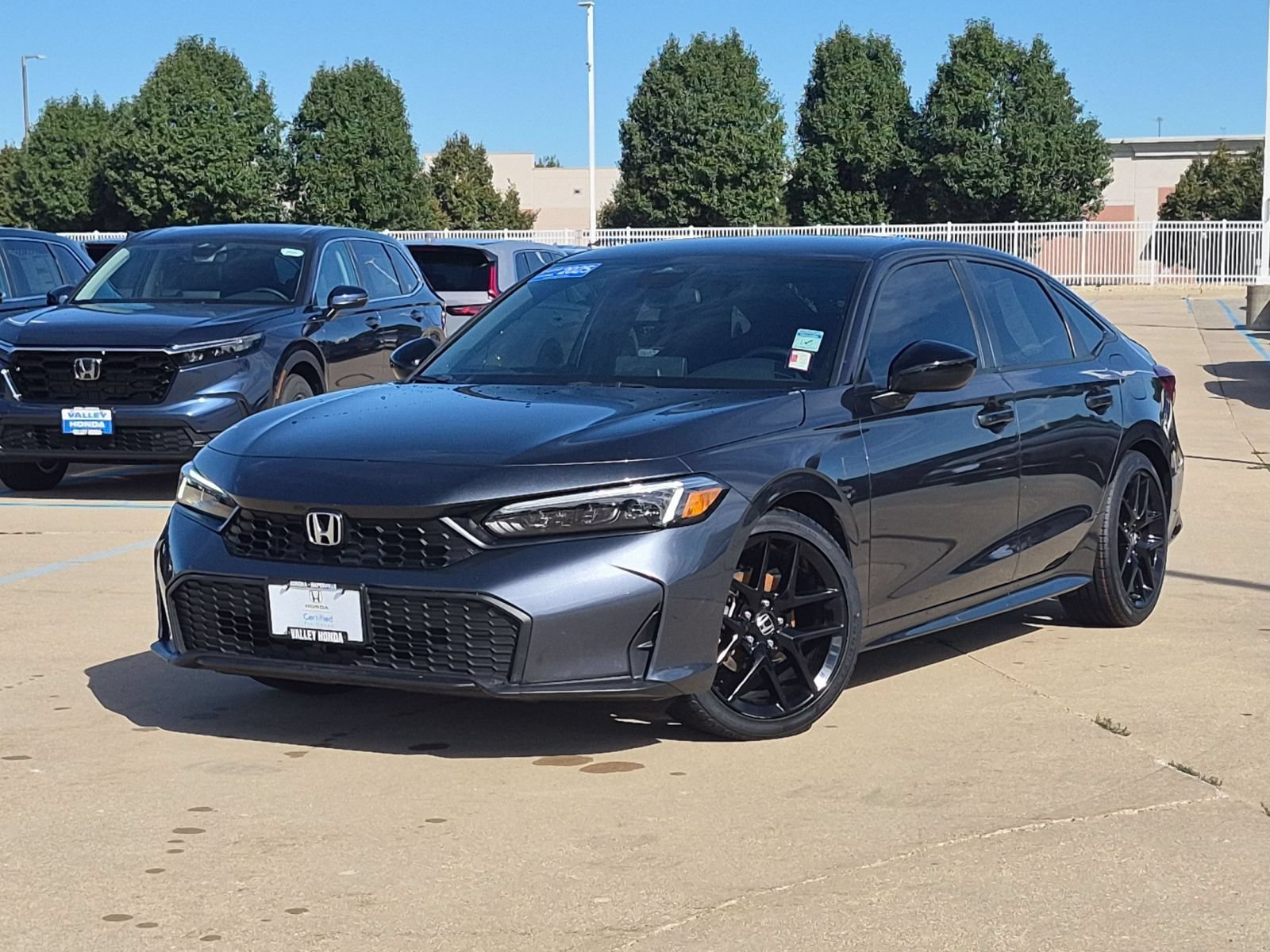 Certified Used 2025 Meteorite Gray Metallic Honda Sport Sedan image 2