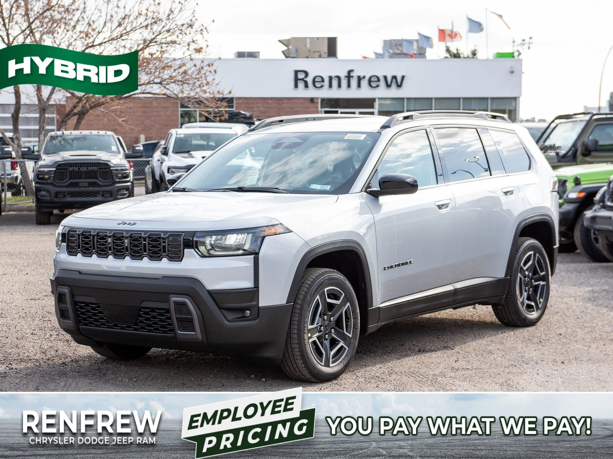 New 2026 Silver Jeep Laredo * Hybrid image 1
