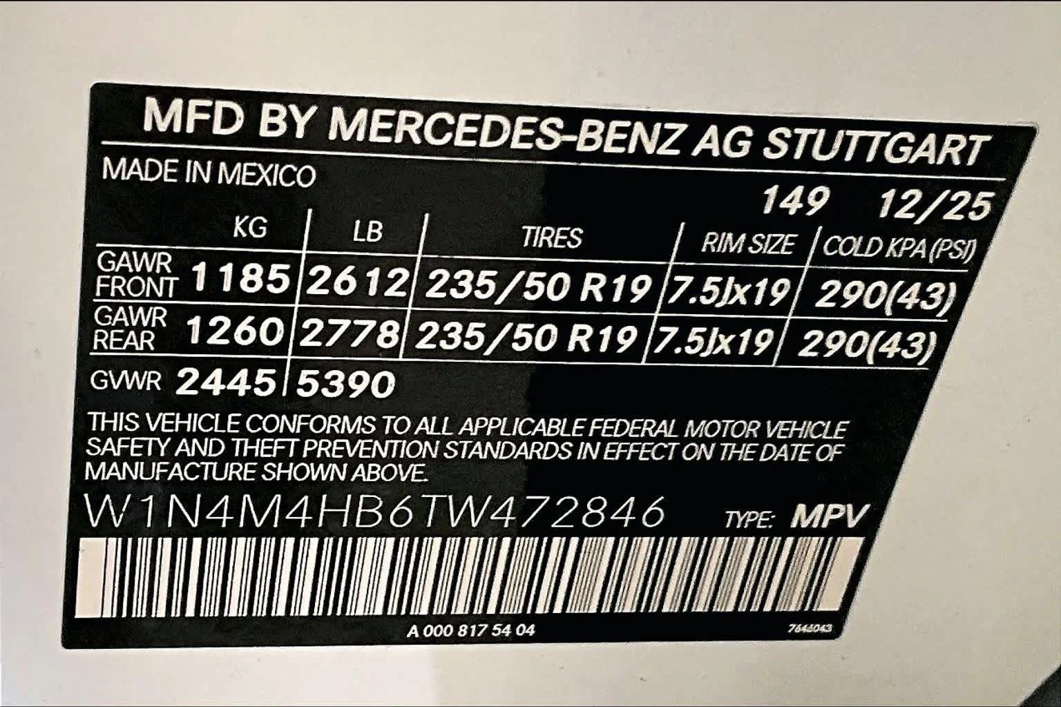 New 2026 Polar White Mercedes-Benz GLB 250 image 12
