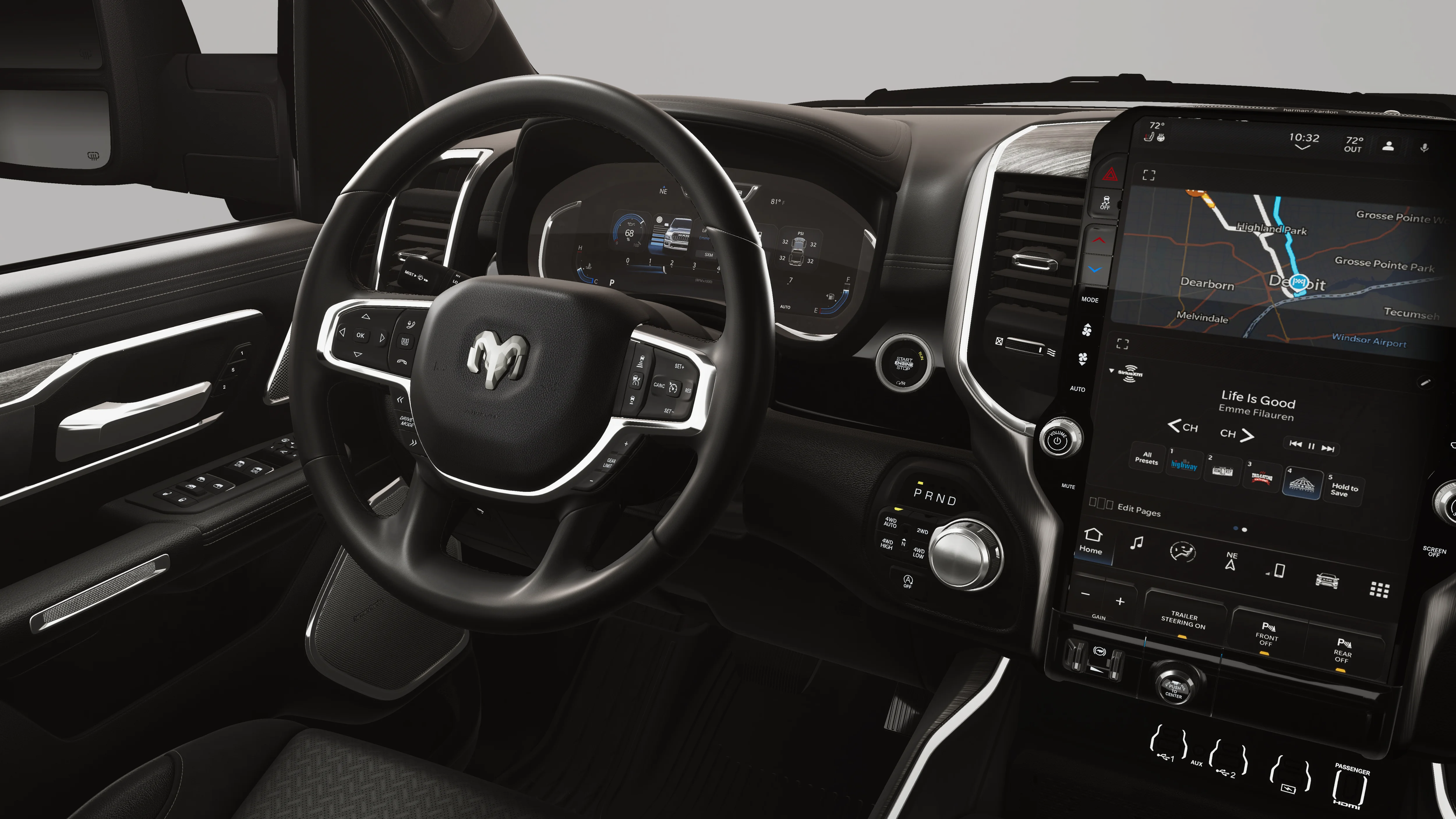 New 2026 Bright White Clear-Coat Exterior Paint RAM LARAMIE image 21