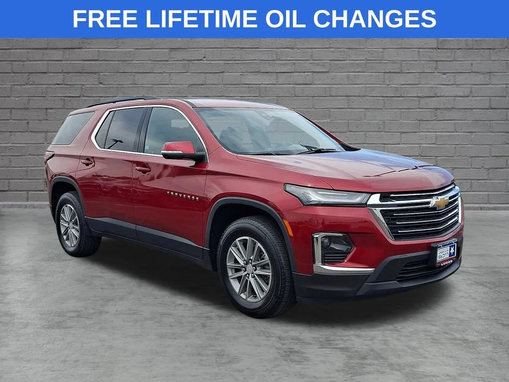 Used 2023 RADIANT RED TINTCOAT Chevrolet LT Cloth image 1