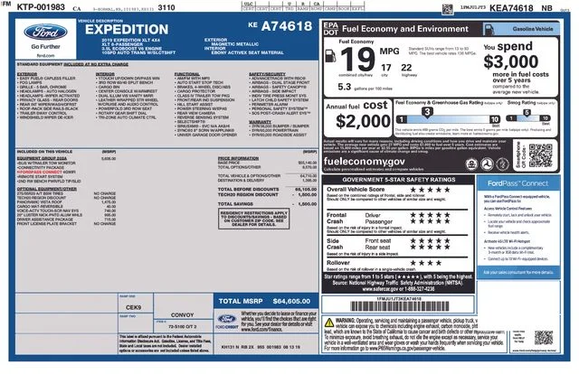 Certified Used 2019 Magnetic Ford XLT image 38