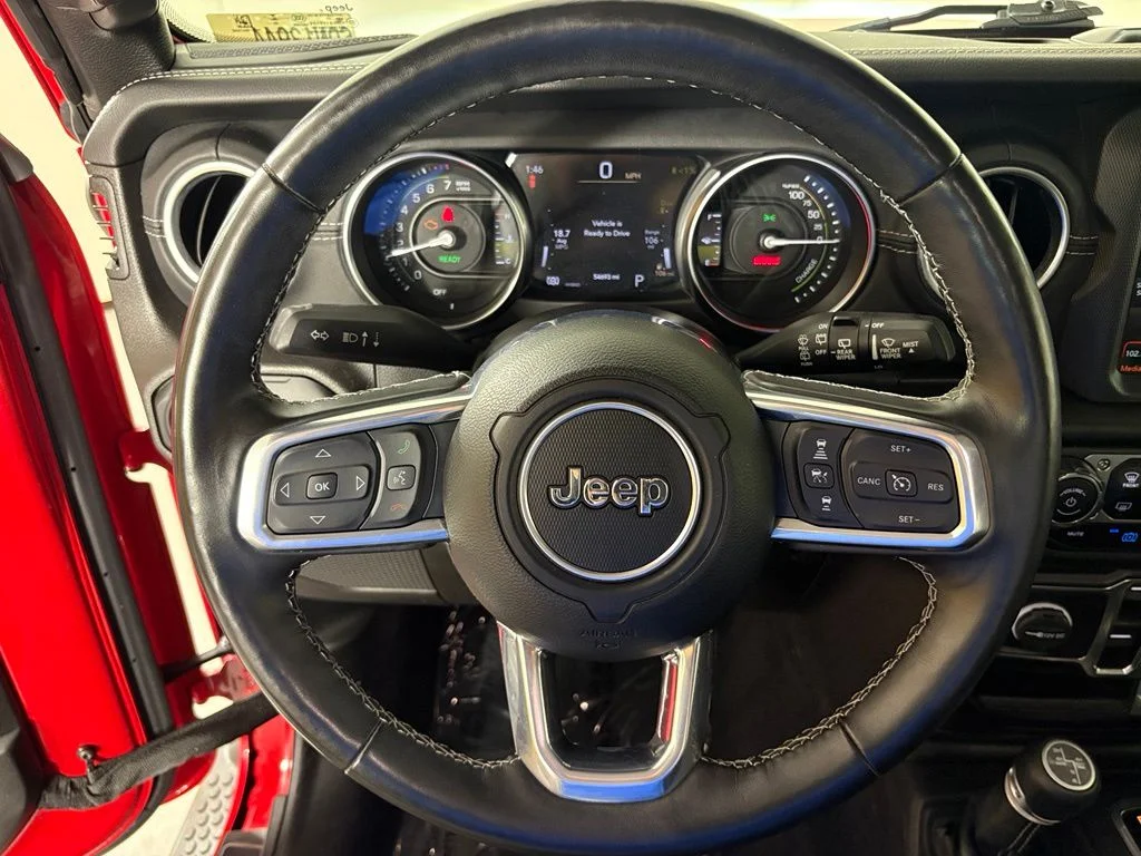 Used 2022 Red Jeep Unlimited Sahara 4xe image 18
