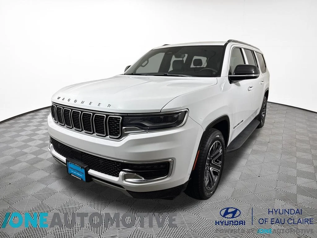 Used 2024 Bright White Clearcoat Jeep Series II image 1