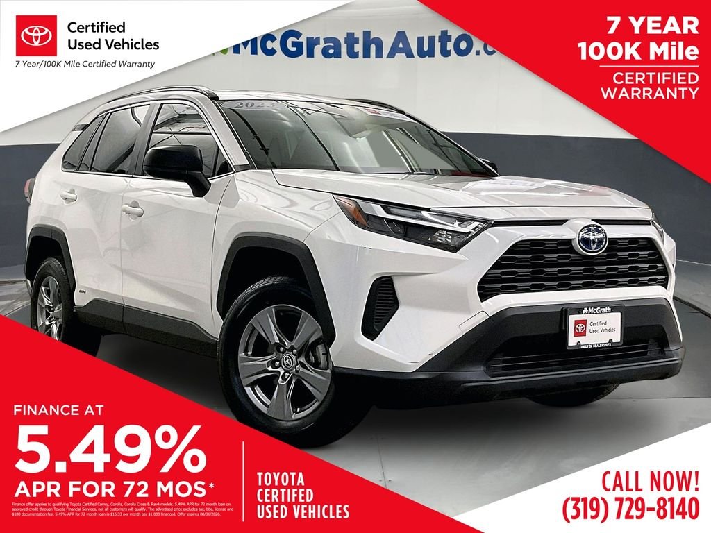 Used 2023 White Toyota LE image 1