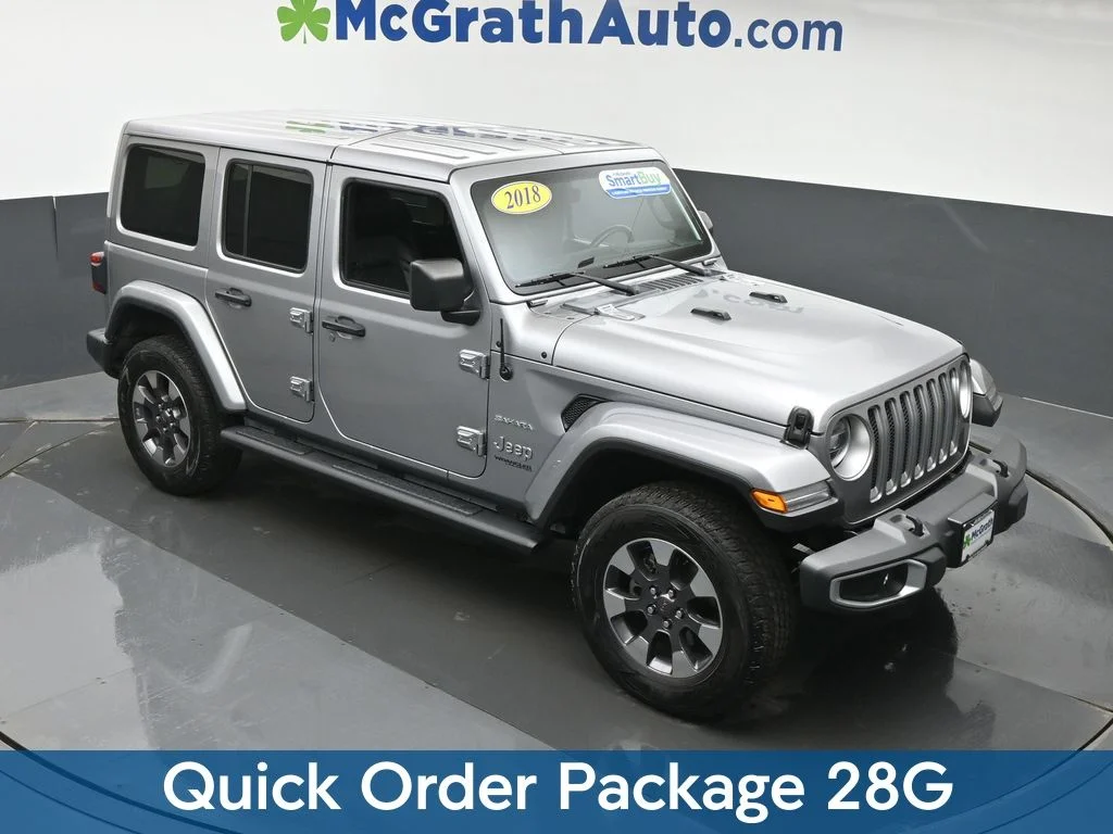 Used 2018 Silver Jeep Unlimited Sahara image 3