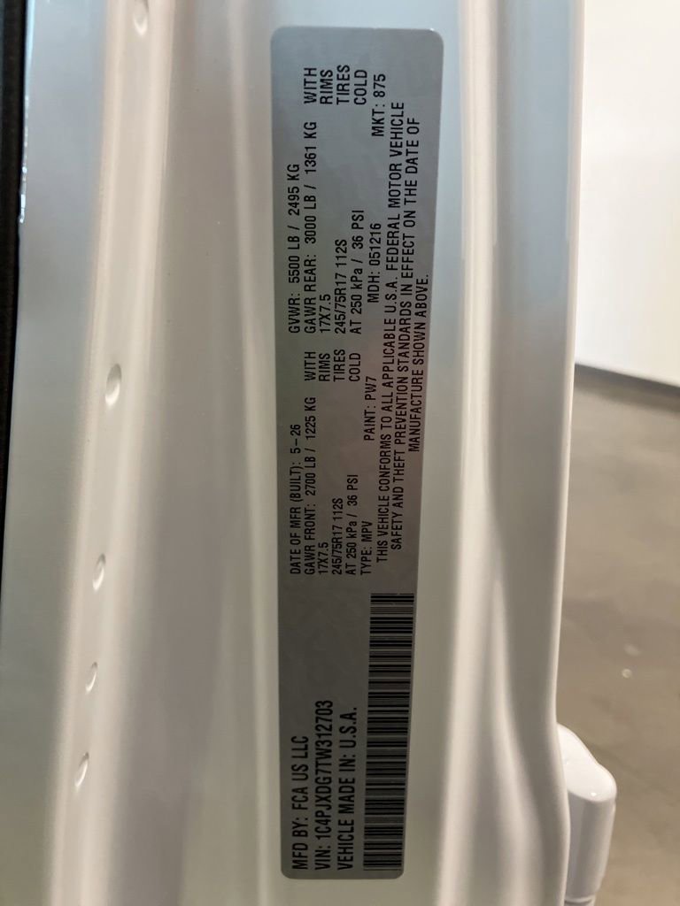 New 2026 Bright White Clear-Coat Exterior Paint Jeep 85th Anniversary image 31
