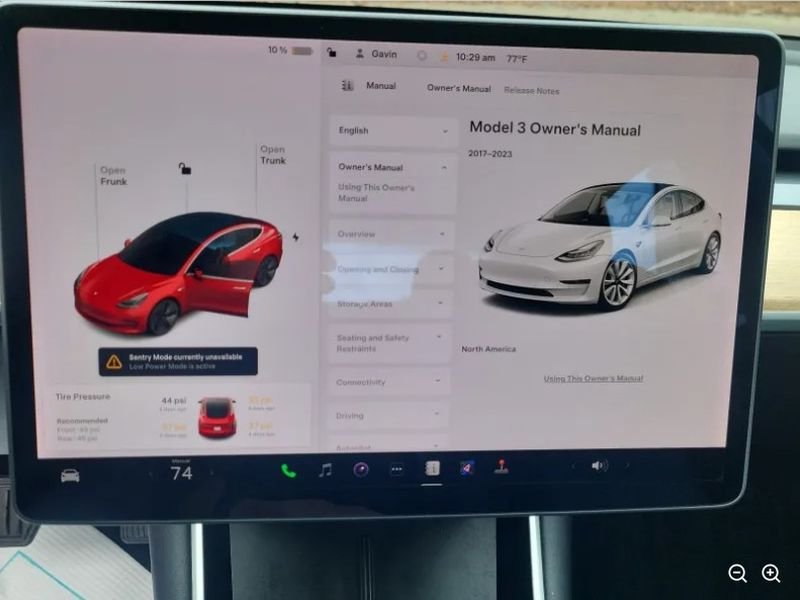 Used 2019 Red Multi-Coat Tesla Standard Range image 7