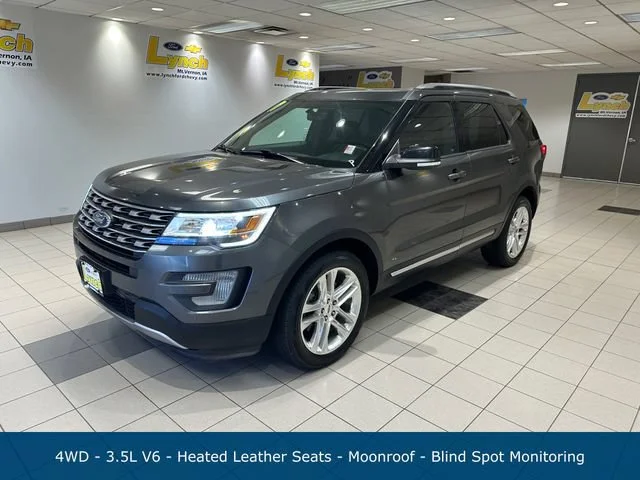 Used 2017 Ford Explorer XLT with VIN 1FM5K8D87HGB89579 for sale in Mount Vernon, IA