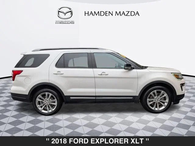 Used 2018 Ford Explorer XLT with VIN 1FM5K8D86JGA33300 for sale in Hamden, CT