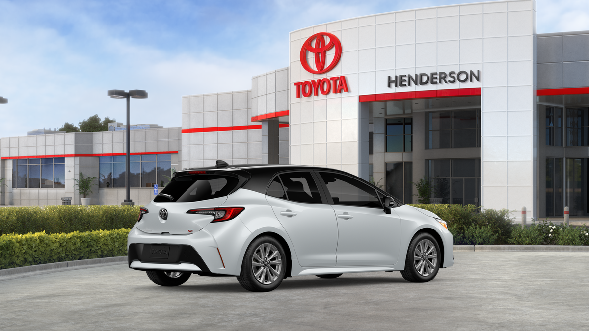 New 2027 Wind Chill Pearl with Black roof Toyota SE image 39