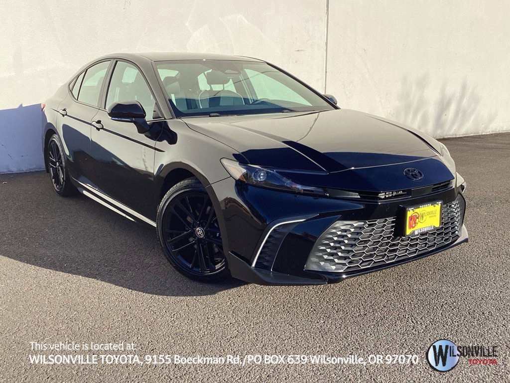 Certified Used 2025 Black Toyota SE image 1